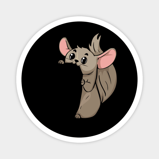 Cute Chinchilla Hamster Pet Owner Rodent Gift Magnet by ChrisselDesigns